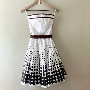 RUBY ROX Y2K Strapless Polka Dot Vintage Style Dress